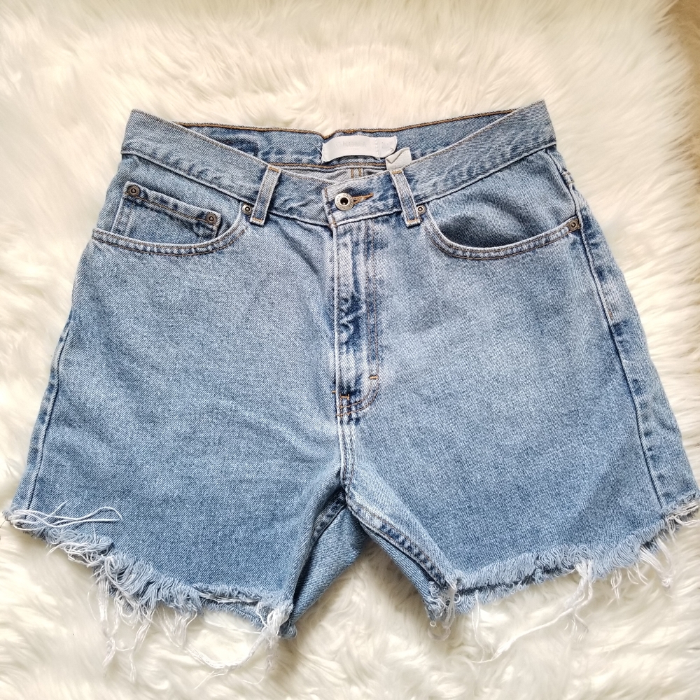 Vintage Cut Off Denim Jean Shorts 31